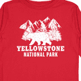thumbnail image 4 of Inktastic Yellowstone National Park with Bear Mountains and Trees Boys or Girls Long Sleeve Toddler T-Shirt, 4 of 5