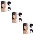 thumbnail image 4 of kurtrusly Ajoute du Glamour à Hairdo Extensions une Pièce Douces et Confortables Frange Douce 3Set, 4 of 6