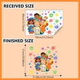 thumbnail image 3 of Back-To-School Cartoon Wall Decals For Teens, 1 Set Colorful Kids Art Theme Wall Stickers For Classroom Bedroom Decoration, Removable Peel & Stick Wall Art For Room Decor, 3 of 7