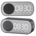 thumbnail image 4 of Speaker Clock, Versatile Mirror Speaker Clock Compact Efficient Scheduling Lithium Battery  For Home Black, 4 of 8