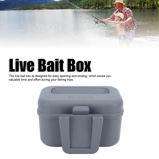 Fishing Live Bait Box, Bait Holder Plastic Live Bait Case