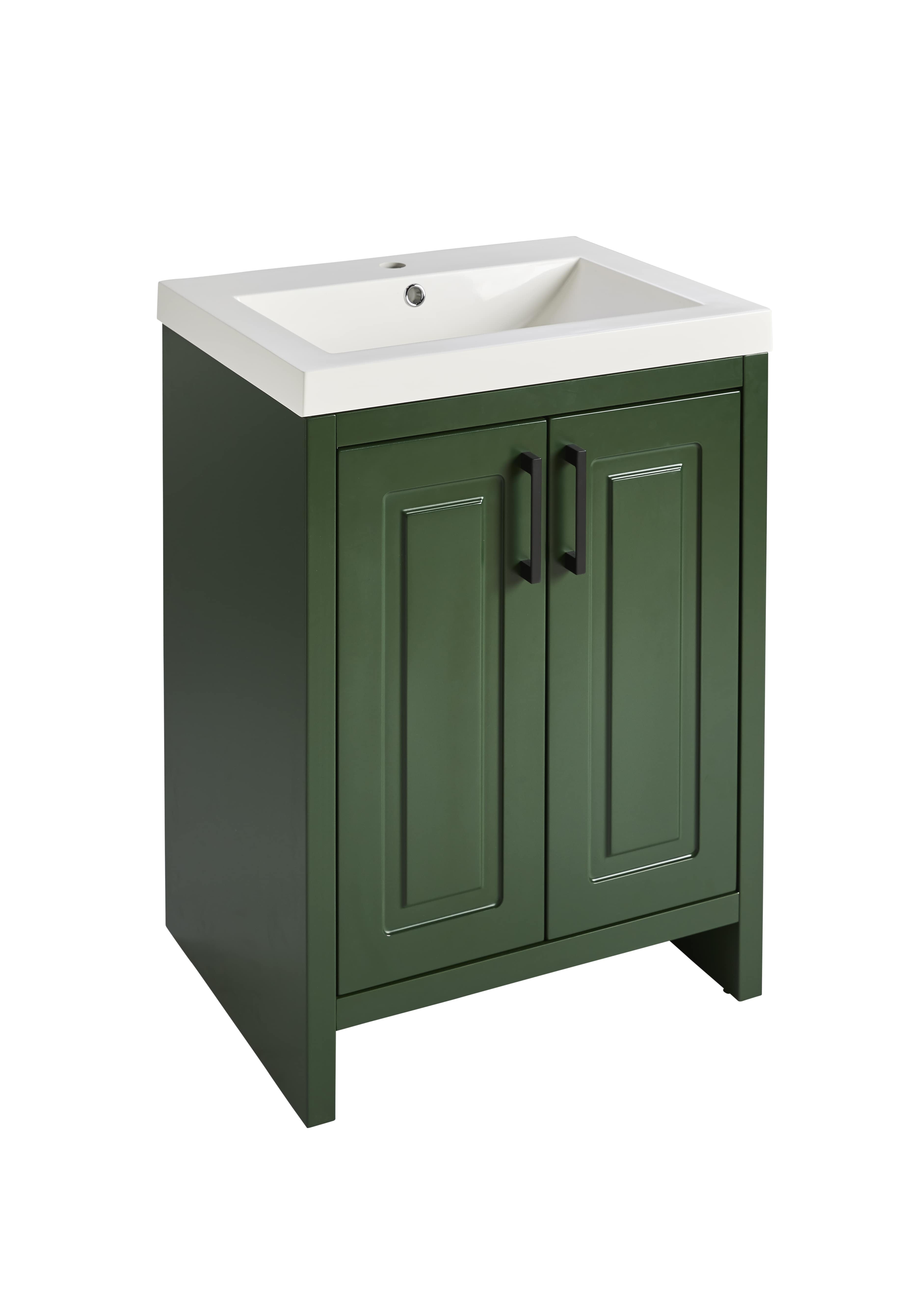 Better Homes & Gardens 24 1/2'' L x 18 7/8'' W Green Bathroom Vanity