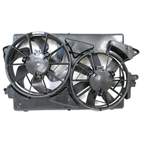 Dual Radiator and Condenser Fan Assembly - Pacific Best Inc For/Fit GM3117103 96-00 Dodge Caravan Voyager Town &