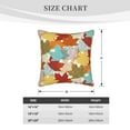 thumbnail image 4 of Kll Fall Maple Leaves Decorative Throw Pillow Covers Velvet Soft For Couch Sofa Bedroom Living Room Outdoor -18"X18", 4 of 8