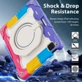 thumbnail image 5 of ROISKIN for iPad Air 11 inch Case (M3 2025/M2 2024)/ Air 6th Generation for Kids with HD Screen Protector, 360 Rotating Kickstand, Shoulder Strap, Pen Holder, Heavy Duty Military Case for iPad Air 11, 5 of 6