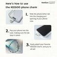 thumbnail image 3 of Blue Royal Crystal Crown Original Design Phone Charm with 2 Tether Tabs – Stylish, Durable, and Hands-Free Phone Chain – Compatible with iPhone, Samsung, Pixel & More, 3 of 16