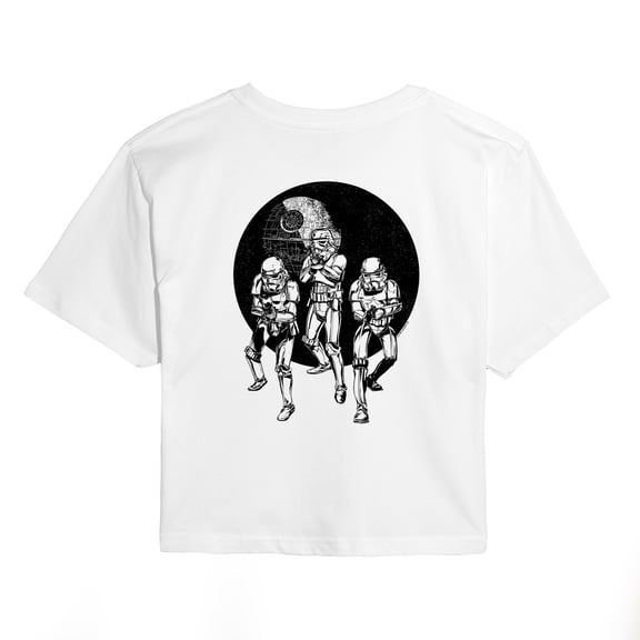 Star Wars - Storm Trooper Group - Juniors Cropped Tee