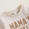 thumbnail image 6 of TOWED22 Toddler Baby Boy Fall Winter Outfit Print Graphic Long Sleeve Sweatshirt Top and Pants 2 Piece Clothes, 6 of 7