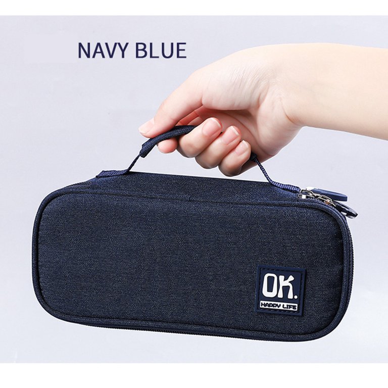 1pc Multifunctional Large Capacity Portable Pencil Case