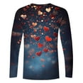 thumbnail image 2 of TaTaai Men's Fashion Graphic Pullover, Casual Printed Long Sleeve Blouse, Soft Round Neck Top, Stylish Tee for Outdoor Casual Gift, 2 of 4