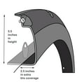 thumbnail image 3 of 2008-2010 Ford F250/F350 Bolt-On Design Fender Flares. Set of 4, 3 of 4