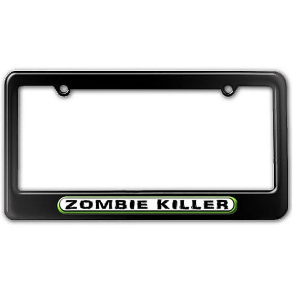 Zombie Killer License Plate Frame