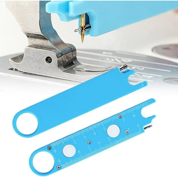 Automatic Needle Threader, Multifunctional Quick Threading Tool, Sewing Machine Accessory for Tailors, Crafters & Sewing Lovers(LR Blue 1 PCS)