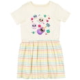 thumbnail image 3 of Inktastic Day of the Dead Owl Sugar Skulls and Guitar Girls Toddler Dress, 3 of 5