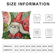 thumbnail image 5 of Qinduosi  Summer Pillow Covers  Inch Set of  Watermelon Gnome Decorative Throw Pillow Case Summer Watercolor Melon Fruit Cushion Case for Farmhouse Home Sofa Home Couch Office Decoration, 5 of 5