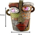 thumbnail image 5 of Handmade Brutalist Abstract Beauty Face Flower Pot Large Indoor Flower Pot Green Plant Pot Container, 5 of 5