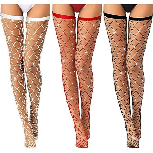 Medias Encaje Amazon Mallas Negras Mujer Medias De Malla Para
