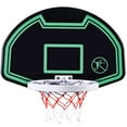 thumbnail image 4 of Trampoline with Enclosure, 16 Feet Kids Outdoor Trampoline with Basketball Hoop/Ladder, Round Trampoline for Indoor Outdoor Backyard, Green, LLL4098, 4 of 5