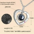 thumbnail image 6 of WYBXZ Eternal Real Rose Gift Box Preserved Rose with Heart Necklace, Necklace Forever Flower Rose Gifts for Women Mom Wife Girlfriend on Valentines Anniversary Wedding Birthday, 6 of 10