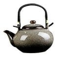 thumbnail image 2 of kowaku Ceramic Teapot Ceramic Kettle 750ml Home for Boiling Hot Water Tea Maker for Camping Tea House Kitchen Tea Lovers Gift Hiking grey, 2 of 9