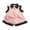 Pink, variant on Kids 2 Piece Summer Outfit Set Sleeveless Zip-Up Ruffle Collar Polo Top Matching Short Sets Cute Casual Lightweight Sweatsuit (Navy, 11-12 Years)