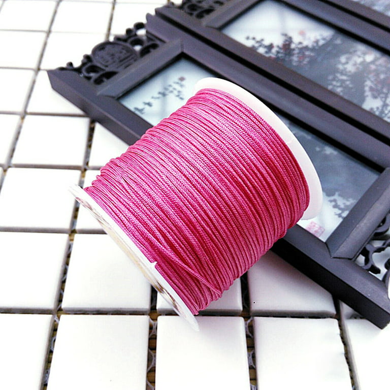 50m/roll 0.8mm Colorful Nylon Cord Thread Cotton Cord Thread