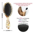 thumbnail image 6 of Autumn Fall Gnomes and Leaves Pattern Hair Brush,Girls Detangling Hair Brush,Glide Through Tangles with Ease for Wet & Dry Hair, 6 of 6