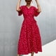 thumbnail image 3 of Vestido con cuello en V envolvente para mujer,Vestido largo de verano con cuello en V envolvente para mujer Vestido con cuello en V envolvente de verano Aspecto llamativo, 3 of 6