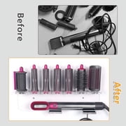 LandHope Wall Mount Holder Compatible with Dyson Airwrap Styler Accessories Acrylic Storage Holder
