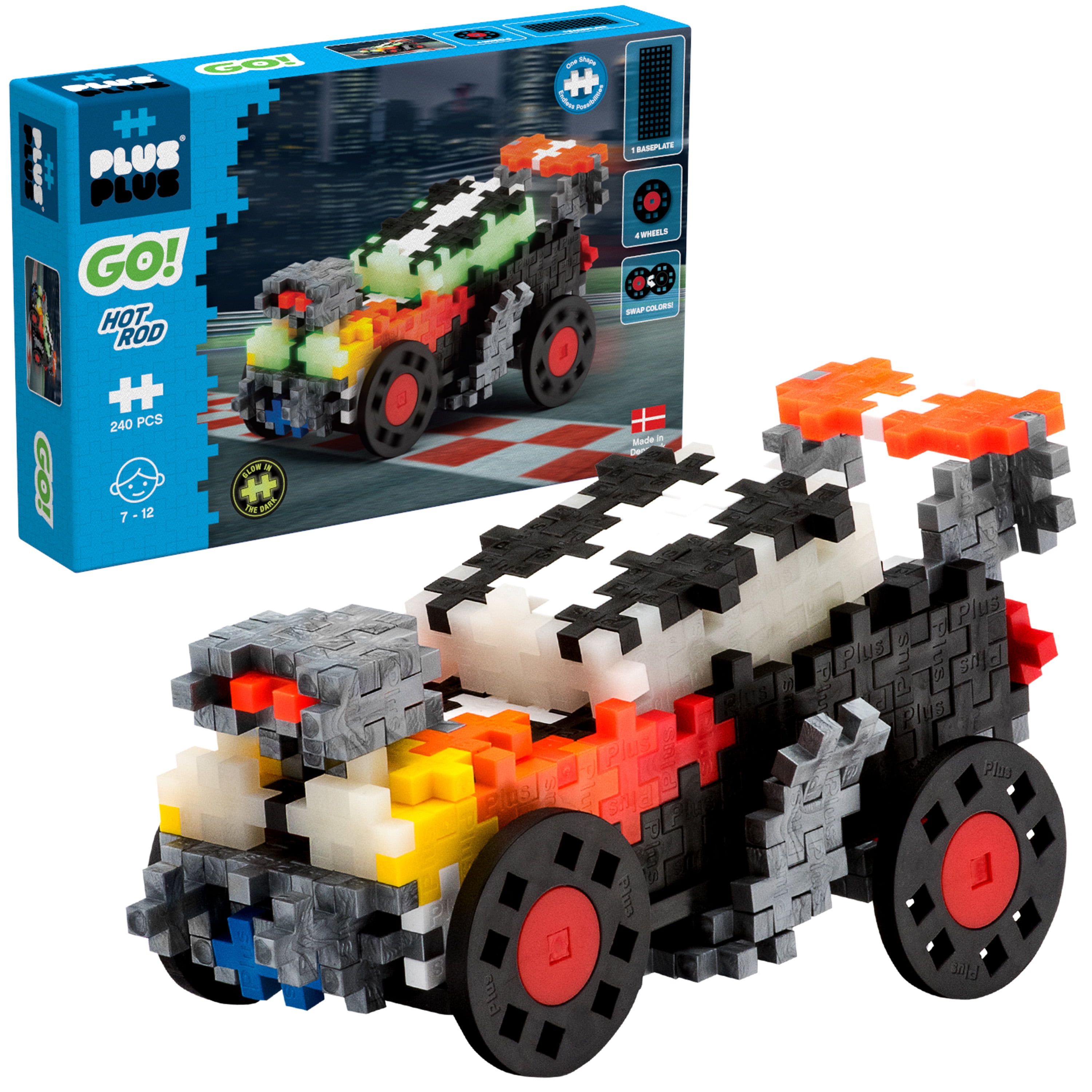 Hot Rod design intellectually stimulating playing bricks toy for Kid New AAV3 