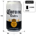 thumbnail image 7 of Corona 8 Can Portable Mini Fridge w/ 12V DC and 110V AC Cords, 5.4L (5.7 qt) Beer Can Shaped Personal Cooler, White, Travel Fridge for Beer, Snacks, Lunch, Drinks, Home, Office, Bar, Dorm, RV, 7 of 7
