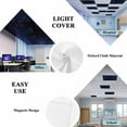 thumbnail image 5 of Blue Starry Sky Fluorescent Light Covers, Universe Space Galaxy Night Star Magnetic Light Covers for Ceiling Lights, Fluorescent Ceiling Shade Filters for Classroom Bedroom Office 4x2Ft x 2PCS, 5 of 9