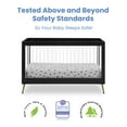 thumbnail image 4 of Delta Children Sloane 4-in-1 Acrylic Convertible Crib - Greenguard Gold Certified, Black/Bronze, 4 of 6