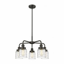 Innovations Lighting - Bell - 5 Light Stem Hung Chandelier In Art Deco