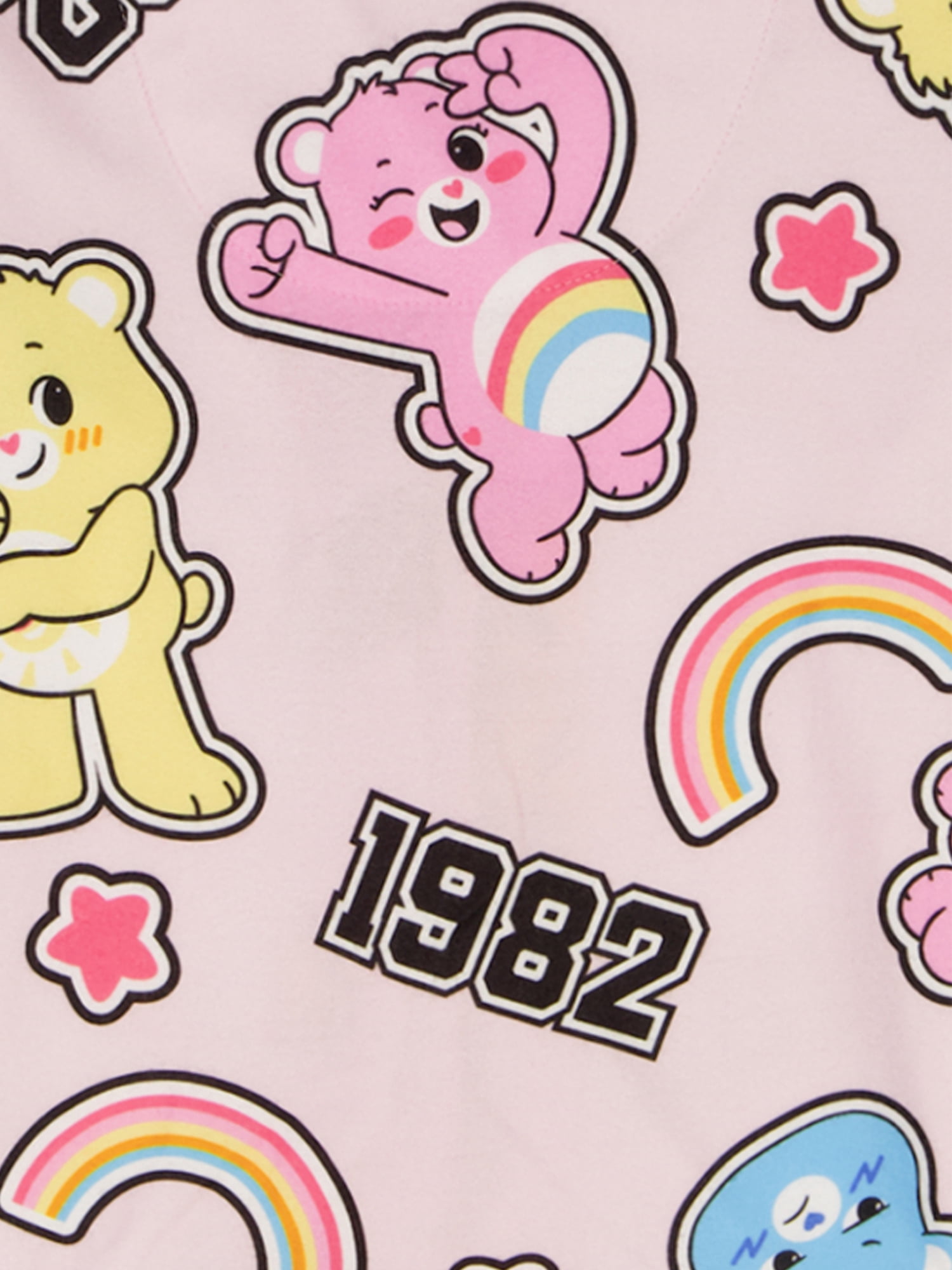 Care Bears Girls Long Sleeve Coat and Shorts Pajama Set, 2-Piece, Sizes 4-16