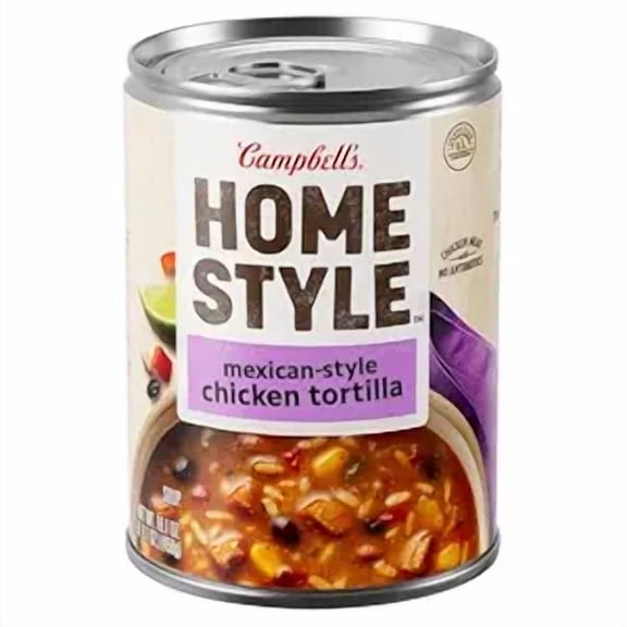 Pack of 1 Campbell's Homestyle Mexican-Style Chicken Tortilla Soup, 16.1 OZ Can