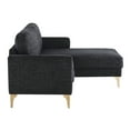 thumbnail image 5 of Studio Living Maryland Sectional Sofa in Black Fabric Upholstery, 5 of 5