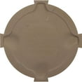 thumbnail image 3 of 24"W x 24"H x 1 1/8"P, Round Gable Vent with Keystones, Non-Functional, 3 of 4