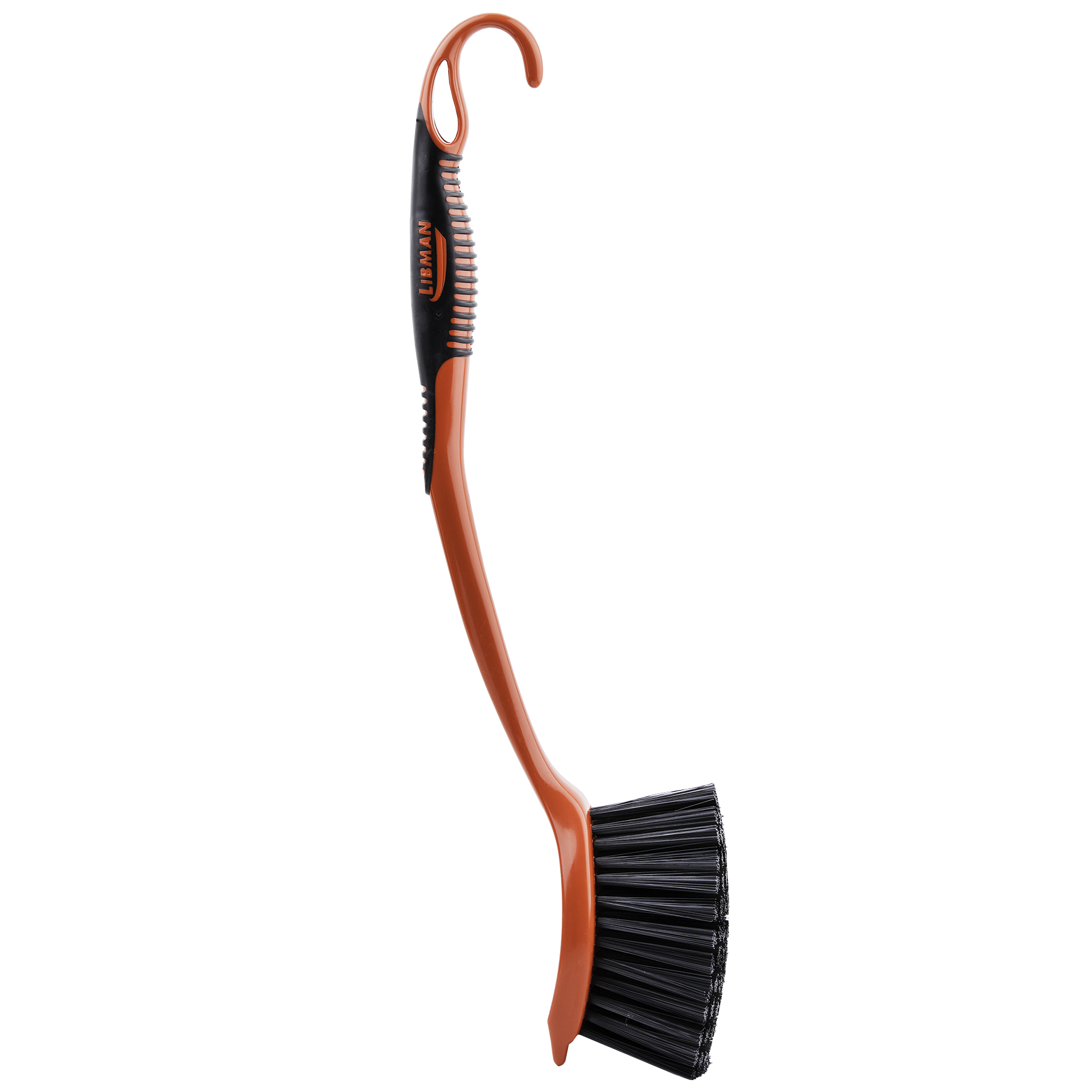Libman Long Handle Utility Scrub Brush Red Black - image 4 of 11