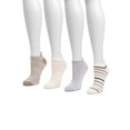 thumbnail image 4 of MUK LUKS Women's Dream Step Low-Cut Ankle Socks, 4-Pack, OSFM, 4 of 6