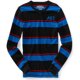 thumbnail image 1 of Suéter Aeropostale de punto térmico a rayas negro pequeño, 1 of 1