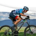 thumbnail image 2 of A2460 24 Inch Mountain Bike with Full Suspension, 21 Speed Shifter Lever with Gear Indicator, High Carbon Steel Frame, Mechanical Disc Brakes, Unisex for Men/Women/ Adults, Ideal for Trails., 2 of 10