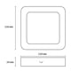 thumbnail image 2 of Estevez Luminaria LED para Sobreponer DRUM SQUARE ECO 6W 3000K Blanco, 2 of 7