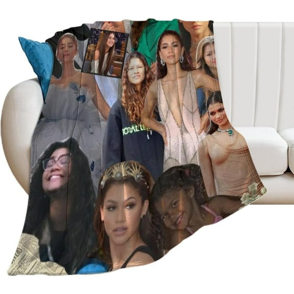 Zendaya Blanket Sexy #8 Super Soft Throw Blanket Silky Flannel Lightweight for Sofa, Bed Blanket All Season Use 30""*40""（76 * 100cm）, Style-2