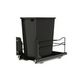thumbnail image 1 of Rev-A-Shelf 53WC-1535SCDM-118 35 Qt Pullout Waste Container Trashcan, Black, 1 of 9