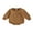 Brown, variant on Bagilaanoe Newborn Baby Girl Boy Oversized Romper Sweatshirt Long Sleeve Bodysuit Pullover 6M 12M 18M 24M Infant Casual Tee Tops