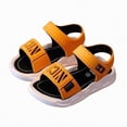 thumbnail image 3 of TOWED22 Boys Water Sandals Outdoor Hiking Adjustable Strap Sport Sandals(Orange,13.5), 3 of 5