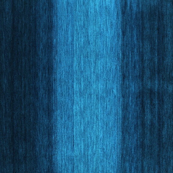 Ahgly Company Indoor Square Abstract Light Blue Contemporary Area Rugs, 7' Square