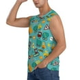 thumbnail image 3 of Kdxio Trucks And Excavators for Men's Muscle T-shirt,Sleeveless for Workout Running Athletic Gym Lounge Casual, 3 of 7
