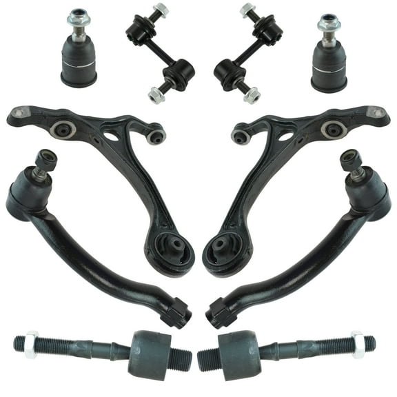 TRQ Front Ball Joint Tie Rod Arm Sway Bar Link Steering Suspension Kit Set 10pc PSA65042
